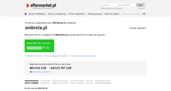 Desktop Screenshot of ambrela.pl